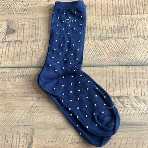 🌟NWT🌟 Calvin Klein 6 pairs of Women Socks | US 6-9.5 | Blue & Cream